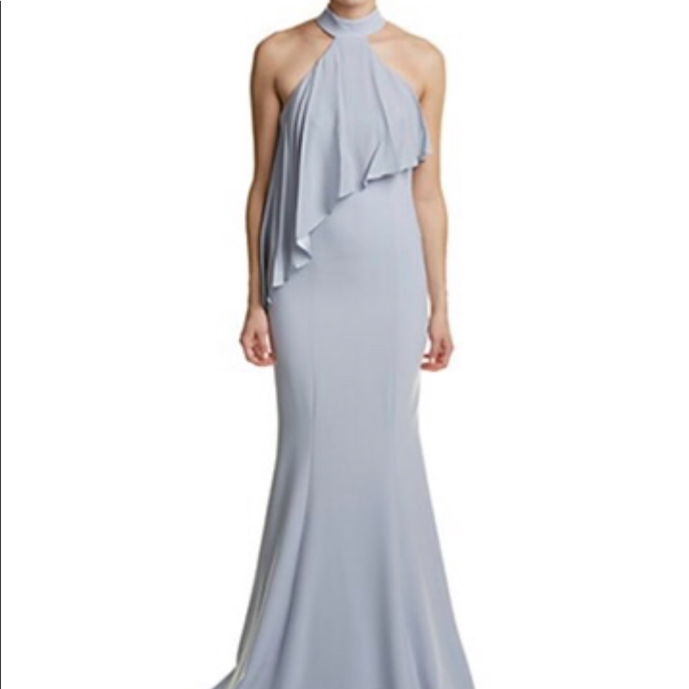 Jay Godfrey evening gown powder blue size 2